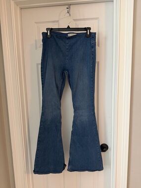 Free People Blue Flare Jeans